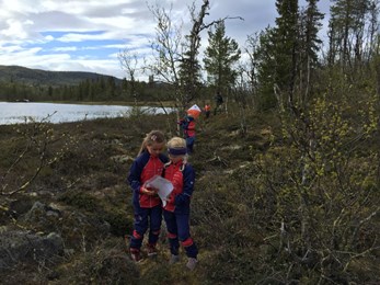 Treningsløp på Svarttjern